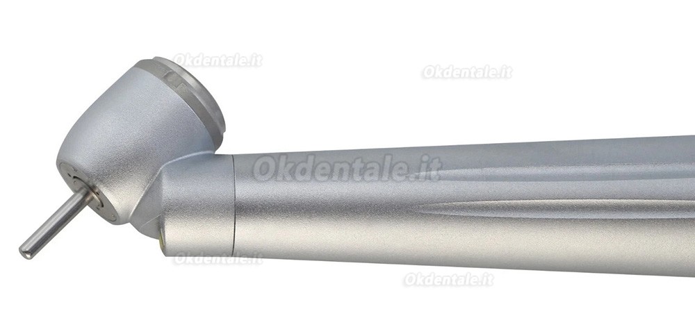 Manipolo chirurgico a turbina dentale BEING 401P45-M4E, inclinazione a 45 gradi, con attacco a 4 fori e luce LED